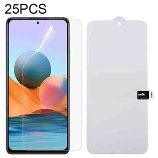 For Xiaomi Redmi Note 10 Pro / 10 Pro Max / Note 10 Pro india 25 PCS Full Screen Protector Explosion-proof Hydrogel Film