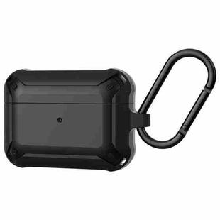 Wireless Earphones Shockproof Bumblebee Armor Silicone Protective Case For AirPods Pro(Black)