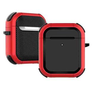 Wireless Earphones Shockproof Thunder Mecha TPU Protective Case For AirPods 1/2(Red)