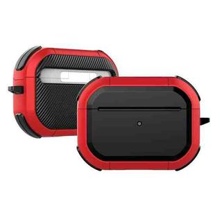 Wireless Earphones Shockproof Thunder Mecha TPU Protective Case For AirPods Pro(Red)
