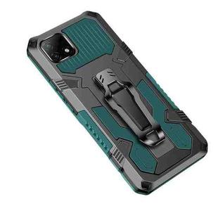 For OPPO Realme C21 / C20 Armor Warrior Shockproof PC + TPU Protective Case(Army Green)