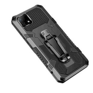 For OPPO Realme C21 / C20 Armor Warrior Shockproof PC + TPU Protective Case(Black)