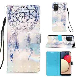 For Samsung Galaxy A02s(EU Version) 3D Painting Horizontal Flip Leather Case with Holder & Card Slot & Wallet & Lanyard(Fantasy Wind Chimes)