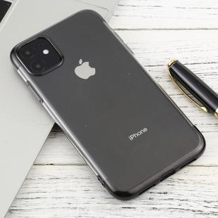 For iPhone 11 Three-section Electroplating TPU Anti-Drop And Waterproof Mobile Phone Protective Case(Black)