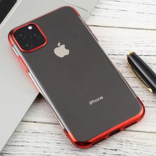 For iPhone 11 Pro Three-section Electroplating TPU Anti-Drop And Waterproof Mobile Phone Protective Case(Red)