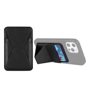 Magsafing Magnetic Folding Stand Leather Wallet Snap-On Card Holder Case Bag for iPhone 12 mini, iPhone 12, iPhone 12 Pro, iPhone 12 Pro Max(Black)