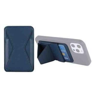 Magsafing Magnetic Folding Stand Leather Wallet Snap-On Card Holder Case Bag for iPhone 12 mini, iPhone 12, iPhone 12 Pro, iPhone 12 Pro Max(Dark Blue)