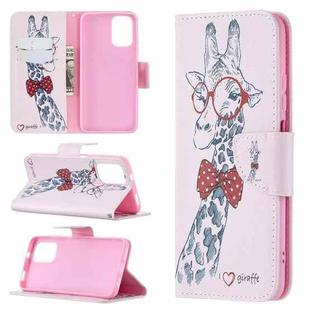 For Xiaomi Redmi Note 10 4G/Note 10s Colored Drawing Pattern Horizontal Flip Leather Case with Holder & Card Slots & Wallet(Deer)