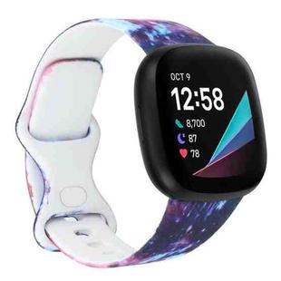 For Fitbit Versa 3 Printing Watch Band, Size: S (A)