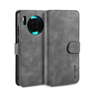 For Huawei Mate 30 DG.MING Retro Oil Side Horizontal Flip Case with Holder & Card Slots & Wallet(Grey)
