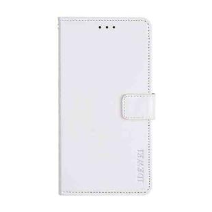 For Asus ROG Phone 5 idewei Crazy Horse Texture Horizontal Flip Leather Case with Holder & Card Slots & Wallet(White)