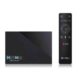 H96 Max 8K Smart TV BOX Android 11.0 Media Player with Remote Control, Quad Core RK3566, RAM: 4GB, ROM: 32GB, Dual Frequency 2.4GHz WiFi / 5G, Plug Type:UK Plug