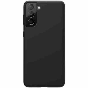 For Samsung Galaxy S21+ 5G NILLKIN Feeling Series Liquid Silicone Anti-fall Mobile Phone Protective Case(Black)