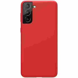 For Samsung Galaxy S21+ 5G NILLKIN Feeling Series Liquid Silicone Anti-fall Mobile Phone Protective Case(Red)