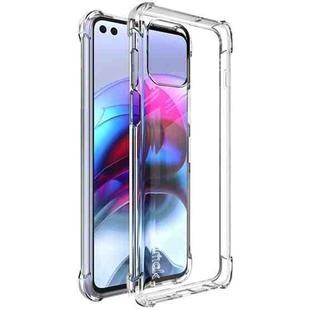 For Motorola Moto Edge S IMAK All-inclusive Shockproof Airbag TPU Case with Screen Protector(Transparent)