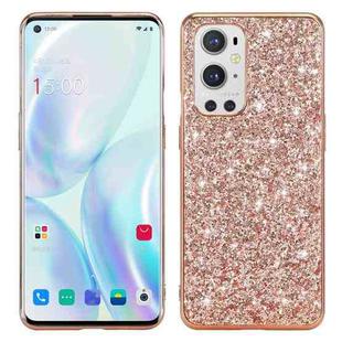 For OnePlus 8T Glitter Powder Shockproof TPU Protective Case(Rose Gold)