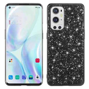 For OnePlus 9 Pro Glitter Powder Shockproof TPU Protective Case(Black)