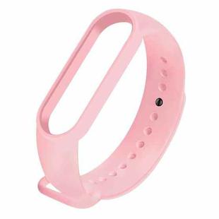 For Xiaomi Mi Band 6 (CA8856) Solid Color Silicone Watch Band(Pink)