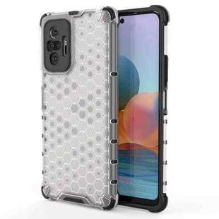 For Xiaomi Redmi Note 10 Pro Shockproof Honeycomb PC + TPU Case(White)