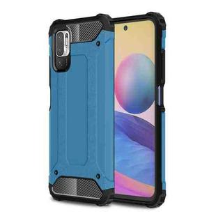 For Xiaomi Redmi Note 10 5G Magic Armor TPU + PC Combination Case(Blue)