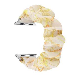 Fabric Hair Ring Watch Band For Apple Watch Series 8&7 41mm / SE 2&6&SE&5&4 40mm / 3&2&1 38mm(6)
