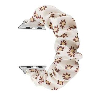 Fabric Hair Ring Watch Band For Apple Watch Ultra 49mm / Series 8&7 45mm / SE 2&6&SE&5&4 44mm / 3&2&1 42mm(3)