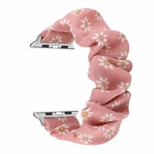 Fabric Hair Ring Watch Band For Apple Watch Ultra 49mm / Series 8&7 45mm / SE 2&6&SE&5&4 44mm / 3&2&1 42mm(7)