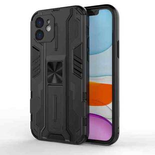 For iPhone 12 / 12 Pro Supersonic PC + TPU Shock-proof Protective Case with Holder(Black)
