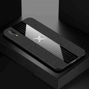 For Vivo V11 / X21S XINLI Stitching Cloth Texture Shockproof TPU Protective Case(Black)