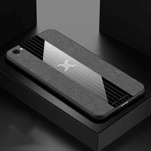 For Vivo X9 XINLI Stitching Cloth Texture Shockproof TPU Protective Case(Gray)