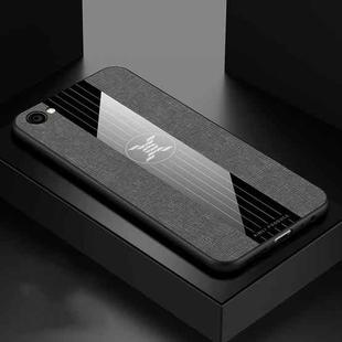 For Vivo X9s Plus XINLI Stitching Cloth Texture Shockproof TPU Protective Case(Gray)