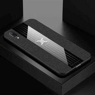 For Vivo X23 XINLI Stitching Cloth Texture Shockproof TPU Protective Case(Black)