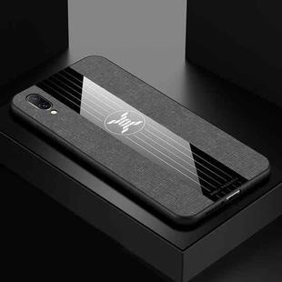 For Vivo X23 XINLI Stitching Cloth Texture Shockproof TPU Protective Case(Gray)