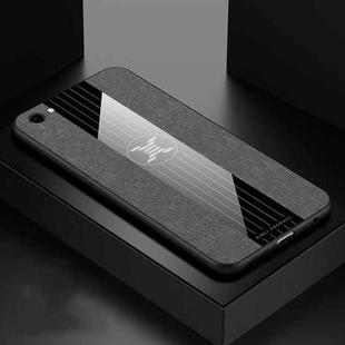 For Vivo Y66 XINLI Stitching Cloth Texture Shockproof TPU Protective Case(Gray)