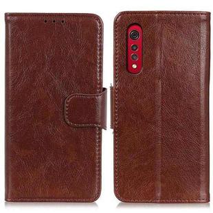 For LG Velvet 2 Pro Nappa Texture Horizontal Flip Leather Case with Holder & Card Slots & Wallet(Brown)