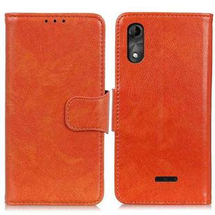 For Wiko Y51 Nappa Texture Horizontal Flip Leather Case with Holder & Card Slots & Wallet(Orange)