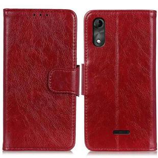 For Wiko Y51 Nappa Texture Horizontal Flip Leather Case with Holder & Card Slots & Wallet(Red)