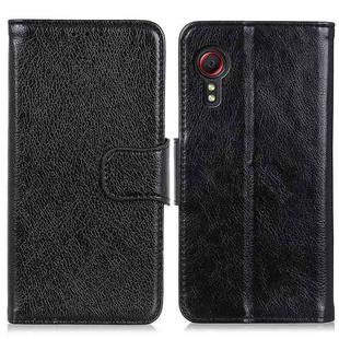 For Samsung Galaxy Xcover 5 Nappa Texture Horizontal Flip Leather Case with Holder & Card Slots & Wallet(Black)