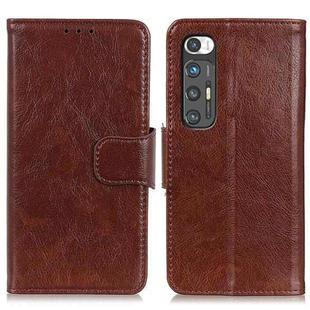 For Xiaomi Mi 10S Nappa Texture Horizontal Flip Leather Case with Holder & Card Slots & Wallet(Brown)