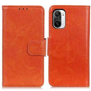 For Xiaomi Poco F3 Nappa Texture Horizontal Flip Leather Case with Holder & Card Slots & Wallet(Orange)