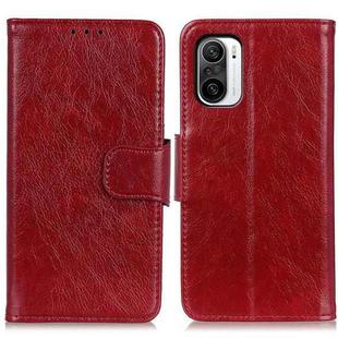 For Xiaomi Poco F3 Nappa Texture Horizontal Flip Leather Case with Holder & Card Slots & Wallet(Red)