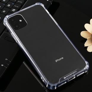For iPhone 11 Pro MERCURY GOOSPERY For iPhone 11 Four-Corner Shockproof Full Coverage Soft Case(Transparent)