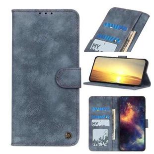 For Alcatel 1L (2021) Antelope Texture Magnetic Buckle Horizontal Flip PU Leather Case with Card Slots & Wallet & Holder(Blue)