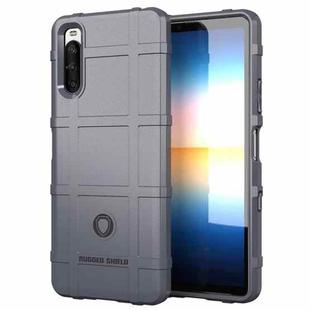 For Sony Xperia 10 III Full Coverage Shockproof TPU Case(Grey)