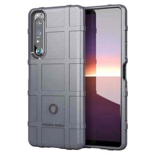 For Sony Xperia 1 III Full Coverage Shockproof TPU Case(Grey)