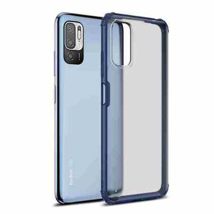 For  Xiaomi Redmi Note 10 5G Four-corner Shockproof TPU + PC Protective Case(Blue)
