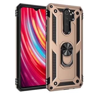 For Xiaomi Redmi Note 8 Pro Armor Shockproof TPU + PC Protective Case with 360 Degree Rotation Holder(Gold)