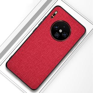 For Huawei Mate 30 Shockproof Cloth Texture PC+ TPU Protective Case(Red)