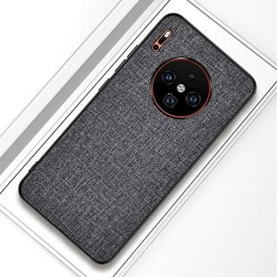 For Huawei Mate 30 Pro Shockproof Cloth Texture PC+ TPU Protective Case(Grey)