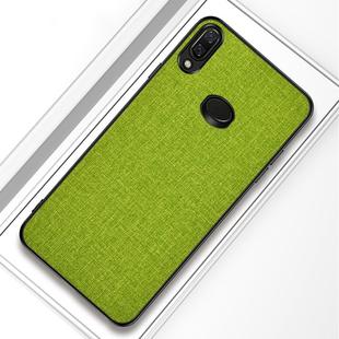 For Galaxy A10s Shockproof Cloth Texture PC+ TPU Protective Case(Green)